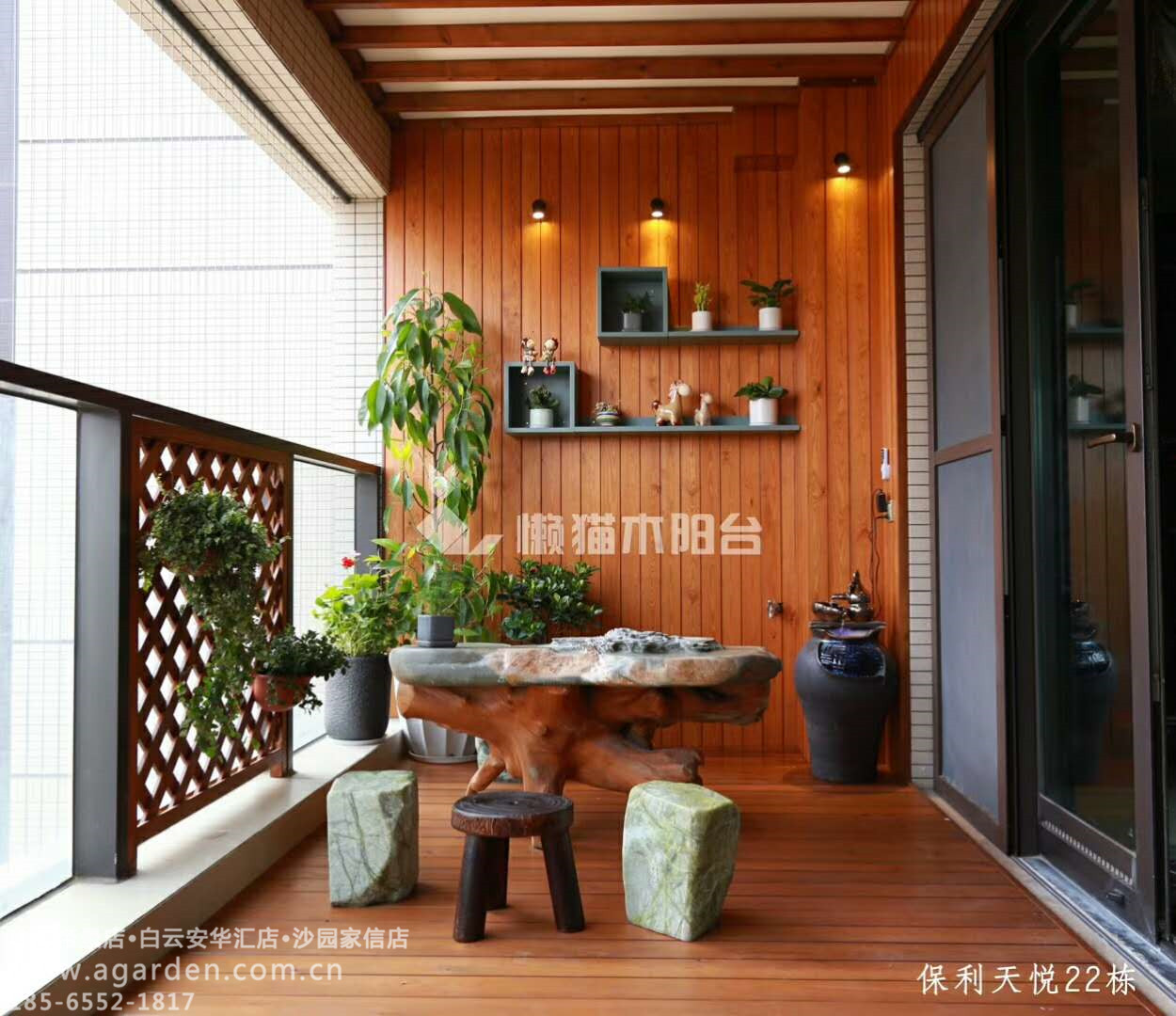 吊顶 - 别墅花园 - 防腐木围栏 - 深圳市居善园林工程有限公司