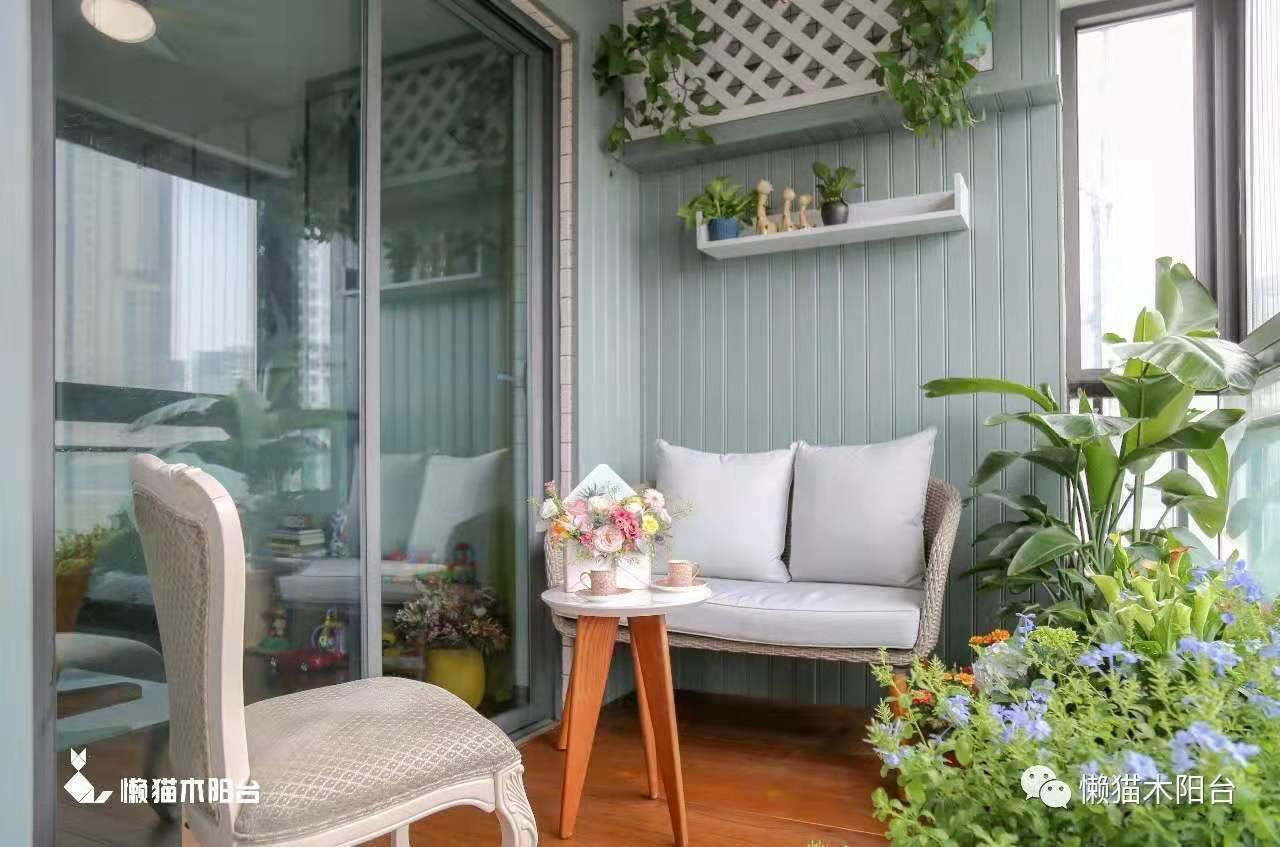 享受花园阳台生活 - 木阳台